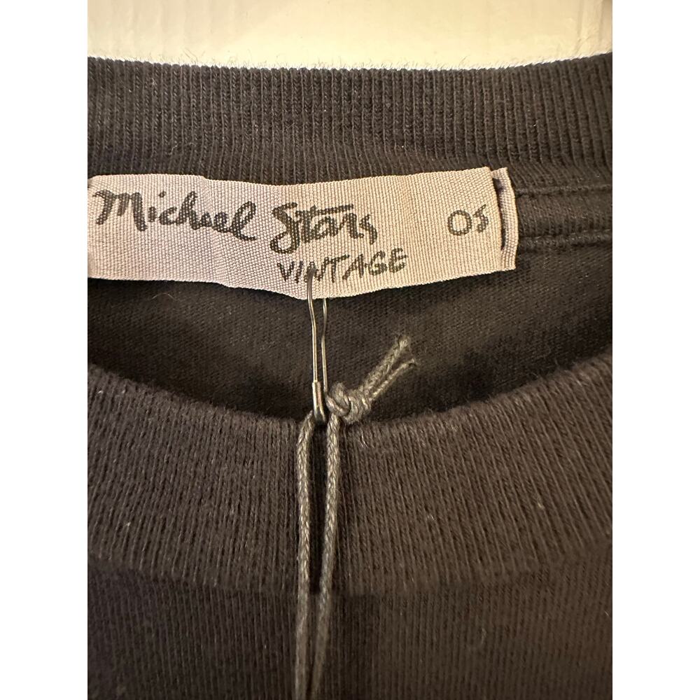 NWT Michael Stars Cap d'Antibes Graphic Tee Original Tee T-Shirt Black Sz OS - Picture 5 of 7